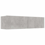Vidaxl tv-meubel 120x30x30 cm bewerkt hout betongrijs