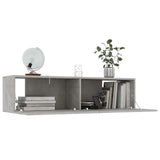Vidaxl tv-meubel 120x30x30 cm bewerkt hout betongrijs