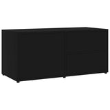 Vidaxl tv-meubel 80x34x36 cm bewerkt hout zwart