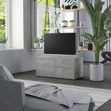 Vidaxl tv-meubel 80x34x36 cm bewerkt hout betongrijs