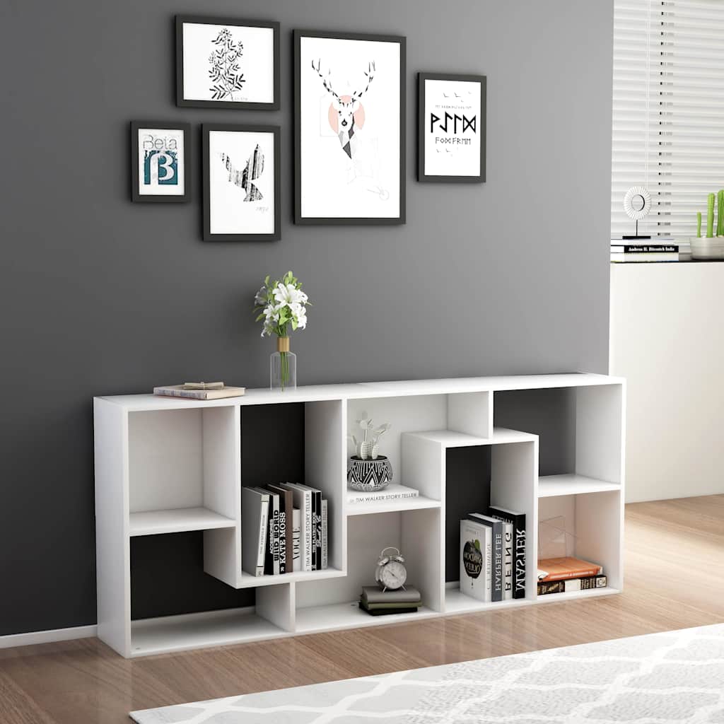 Vidaxl boekenkast 67x24x161 cm bewerkt hout wit