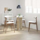Vidaxl bistrotafel 60x60x75 cm bewerkt hout sonoma eikenkleurig