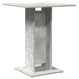 Vidaxl bistrotafel 60x60x75 cm bewerkt hout betongrijs