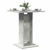 Vidaxl bistrotafel 60x60x75 cm bewerkt hout betongrijs