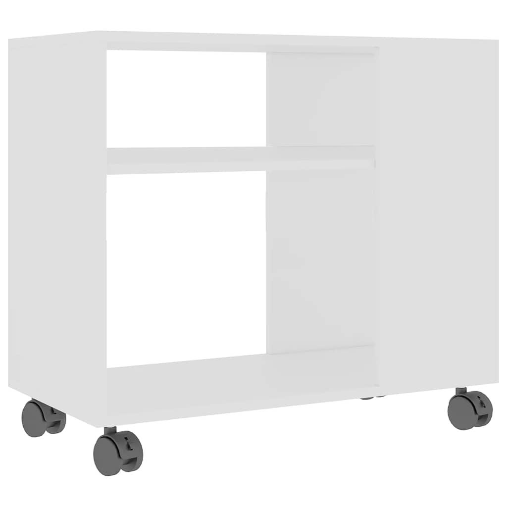 Vidaxl bijzettafel 70x35x55 cm bewerkt hout wit