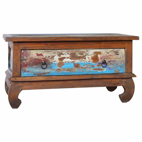 Vidaxl salontafel 80x50x40 cm gerecycled teakhout