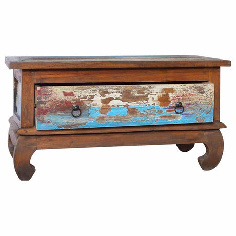 Vidaxl salontafel 80x50x40 cm gerecycled teakhout