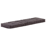 Cuscini per pavimenti per pallet Vidaxl 2 St Cotton Anthracite