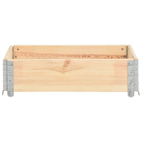 Vidaxl palletopzetrand 60x80 cm massief grenenhout