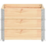 Vidaxl paletopzetranden 3 pcs 60x80 cm Pine solide