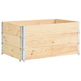 Vidaxl Palletopzetranden 3 ST 80x120 cm Pince solido