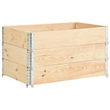 Vidaxl Palletopzetlanden 3 ST 50x100 cm Solid Pine