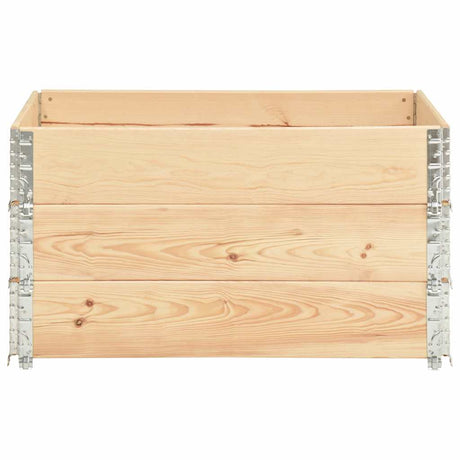 Vidaxl palletopzetranden 3 st 50x100 cm massief grenenhout