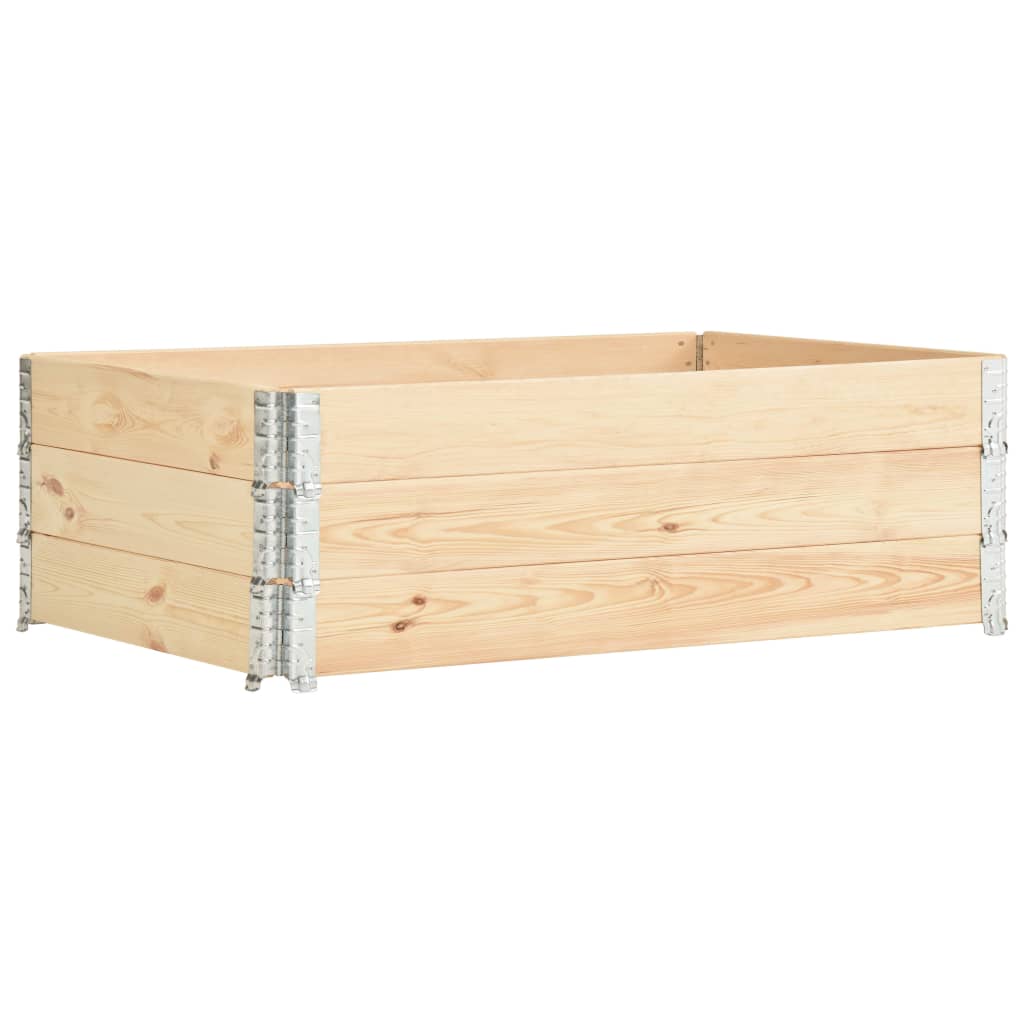 Vidaxl Palletopzetrand 3 ST 50x150 cm de pino sólido