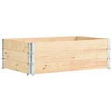 Vidaxl Palletopzetrand 3 St 50x150 cm Solid fyrretræ