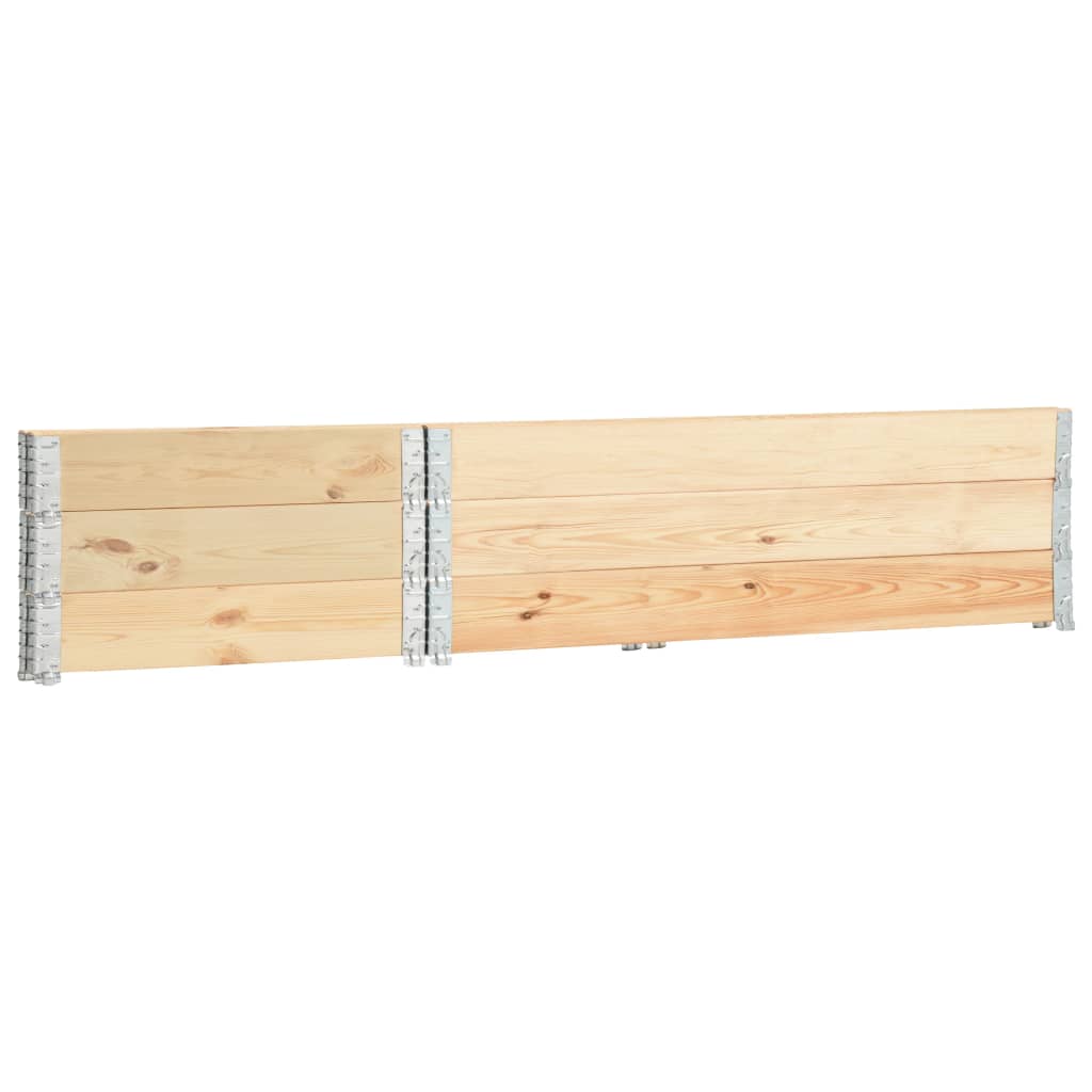 Vidaxl Palletopzetrand 3 st 50x150 cm Solid pine