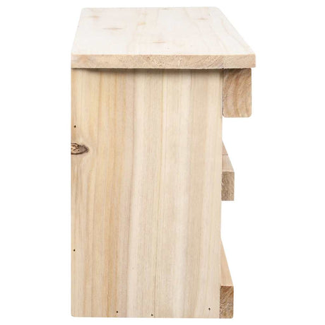 Vidaxl mussenhuis met 5 kamers 68x15x21 cm vurenhout