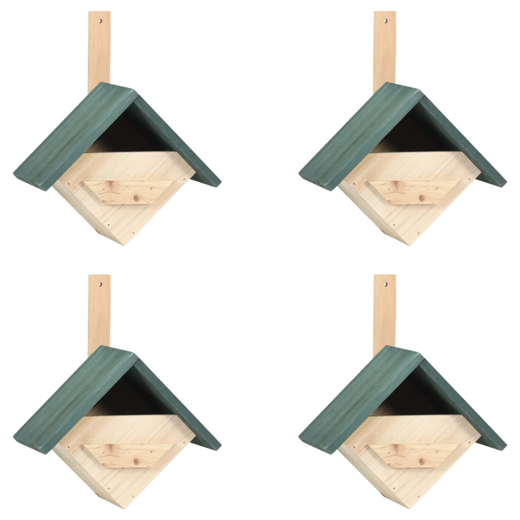 Vidaxl Bird Houses 4 st 24x16x30 cm VURENHOUT