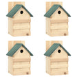 Vidaxl vogelhuisjes 4 st 23x19x33 cm vurenhout