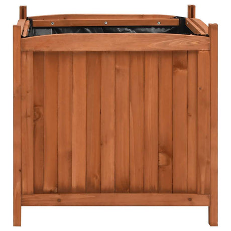 Vidaxl plantenbakken verhoogd 2 st 50x50x50 cm vurenhout