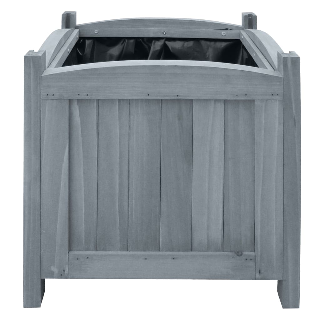 Vidaxl Planters oppdratt 2 stk 30x30x30 cm Solid Pinewood