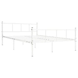 Vidaxl bedframe metaal wit 120x200 cm