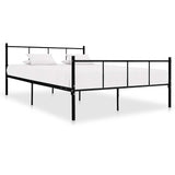 Vidaxl bedframe metaal zwart 140x200 cm