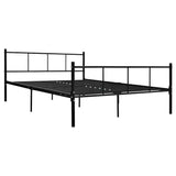 Vidaxl bedframe metaal zwart 140x200 cm
