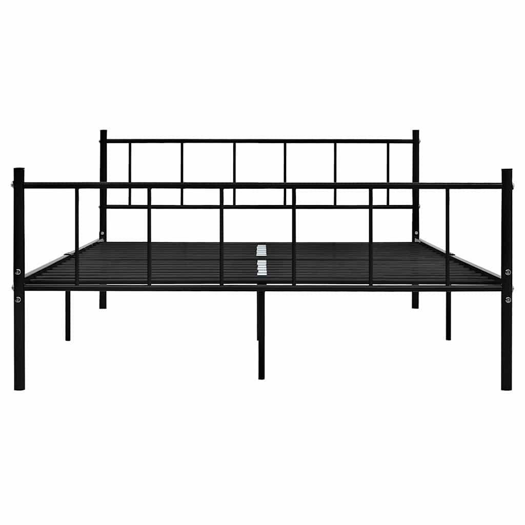 Vidaxl bedframe metaal zwart 180x200 cm