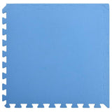 Mats de piso Vidaxl 12 ST 4.32 ㎡ Eva Foam Blue