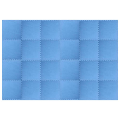 Vidaxl vloermatten 24 st 8,64 ㎡ eva-schuim blauw