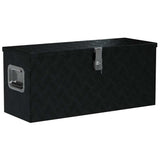 Vidaxl aluminium kist 80x30x35 cm zwart