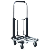 VidaXL Collapsible 150 kg aluminum silver colored