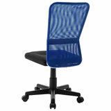 Vidaxl kantoorstoel 44x52x100 cm mesh stof zwart en blauw