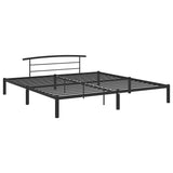 Vidaxl bedframe metaal zwart 180x200 cm
