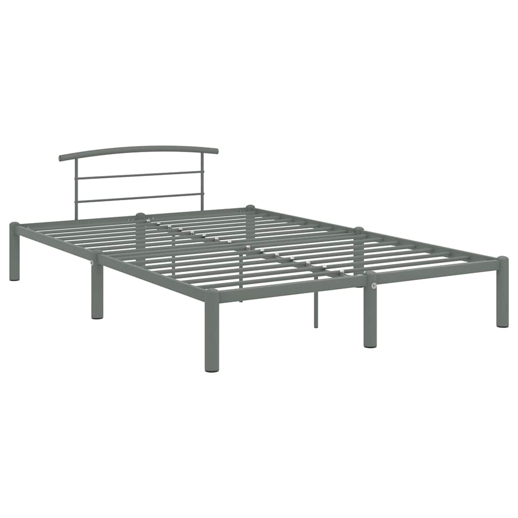 Vidaxl bedframe metaal grijs 120x200 cm