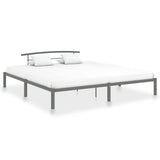 Vidaxl bedframe metaal grijs 180x200 cm