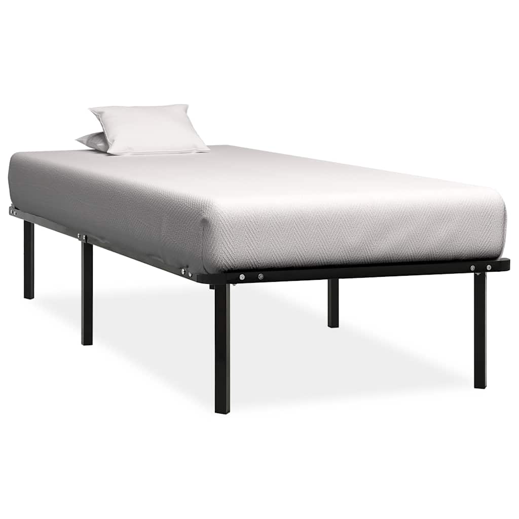 Vidaxl bedframe metaal zwart 90x200 cm
