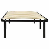 Vidaxl bedframe metaal zwart 90x200 cm