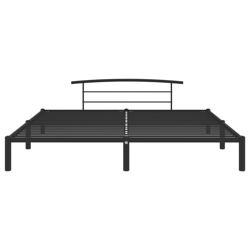 Vidaxl bedframe metaal zwart 200x200 cm
