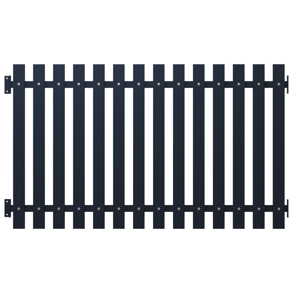 Vidaxl fence Panel 170.5x75 cm Pudder-kookéiert Stol Anthracit