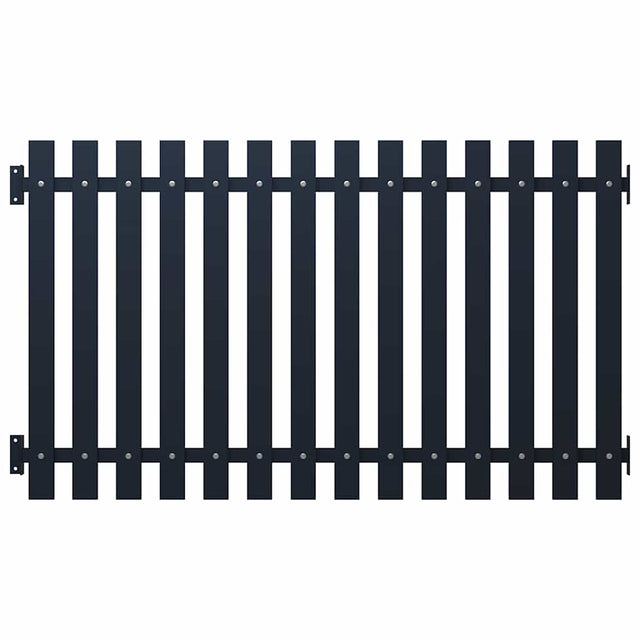 Vidaxl schuttingpaneel antraciet 178x75 cm gepoedercoat staal