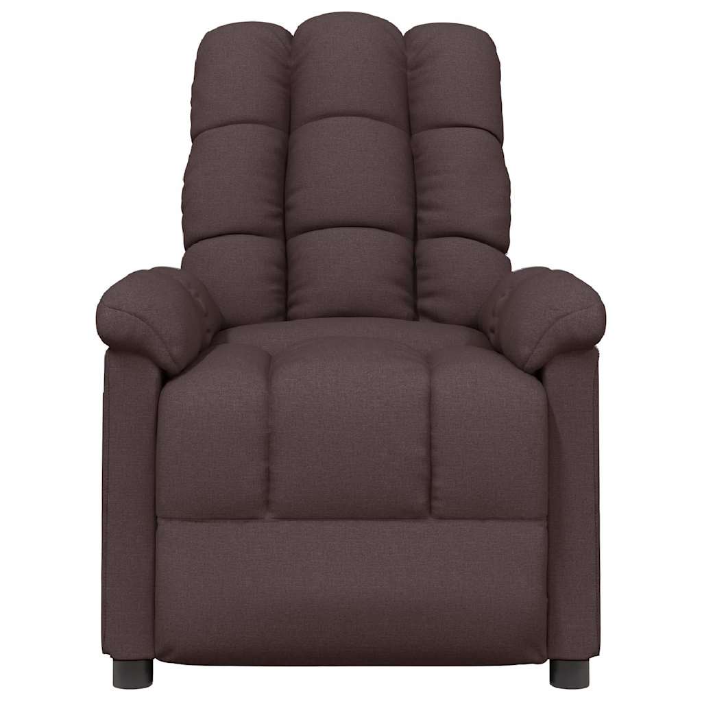 Vidaxl massagestoel stof zwart