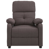 Vidaxl massagestoel stof donkerbruin