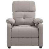 Vidaxl massagestoel stof taupe