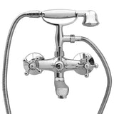 Vidaxl Bath Tap Two -Buttons og Hand Shower Chromium