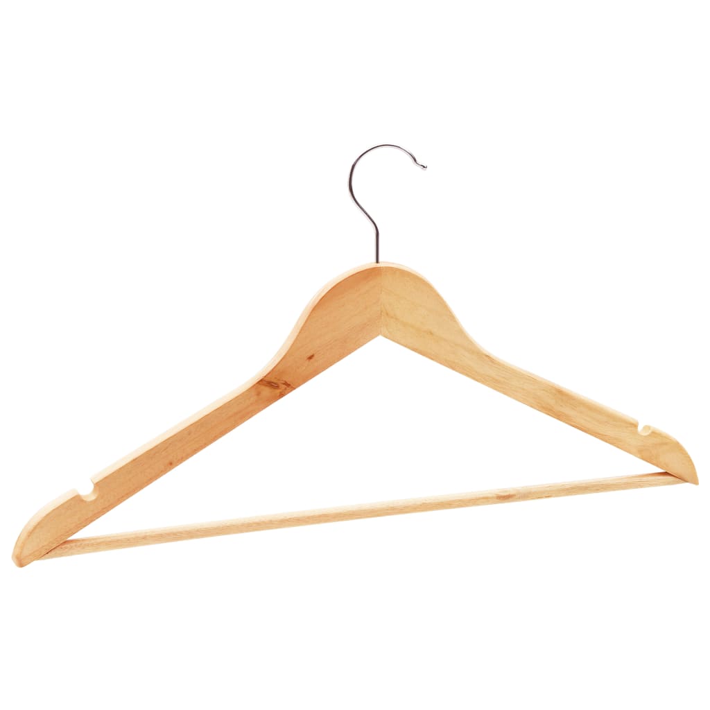 Vidaxl 20-piece clothing hanger set Anti-slip hardwood