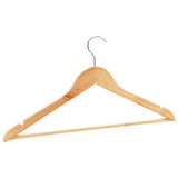 Vidaxl 100-Stéck Kleedung Hanger Set Anti-Rutsch Hardwood