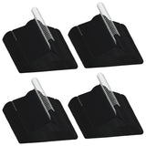 Vidaxl 100-piece clothing hanger set Anti-slip Velvet Black