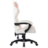 Vidaxl racestoel kunstleer roze